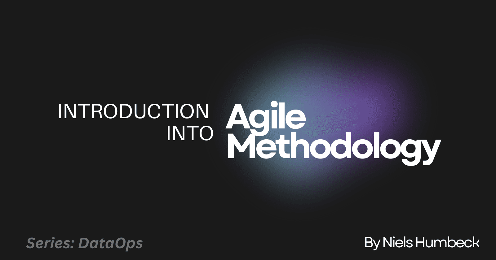 Introduction into Agile Methodologies